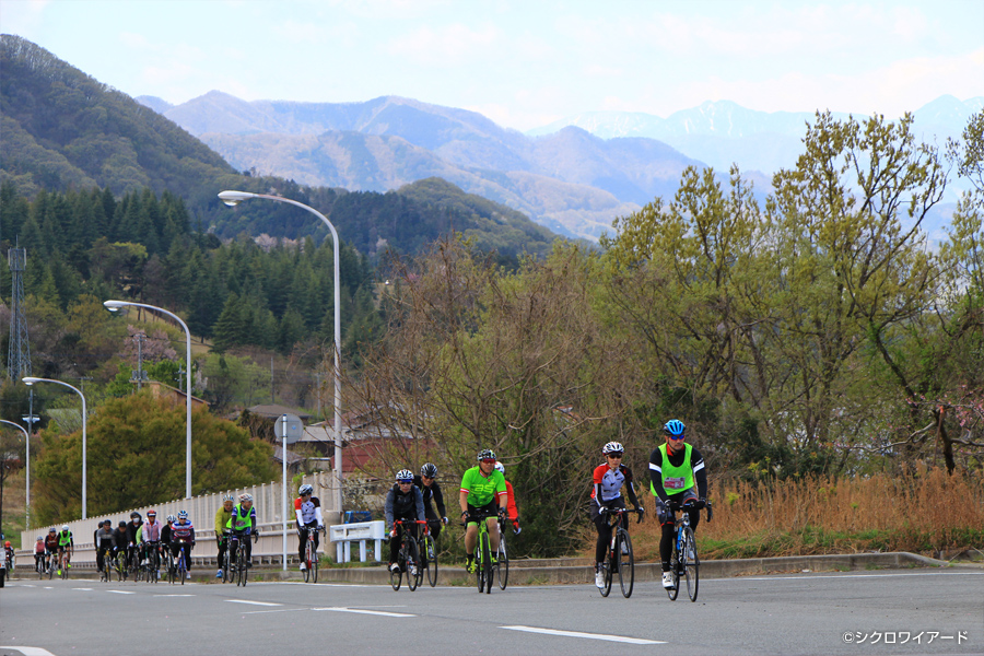 桃と桜のサイクリング2018