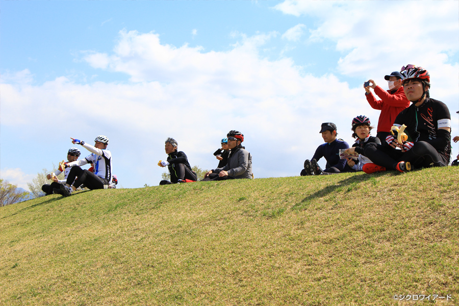 桃と桜のサイクリング2018