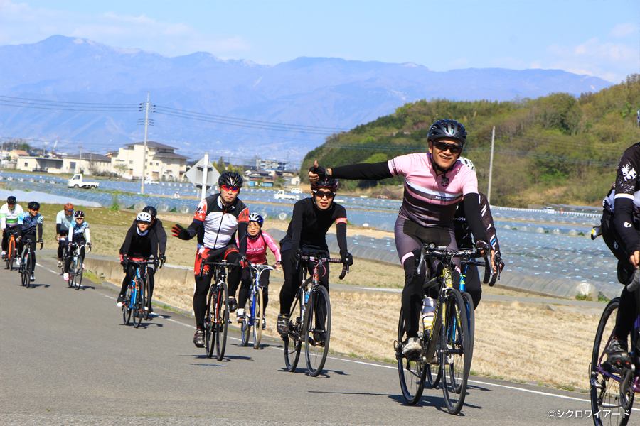 桃と桜のサイクリング2018