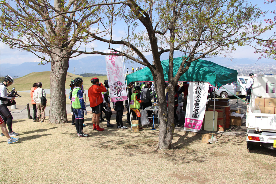 桃と桜のサイクリング2018