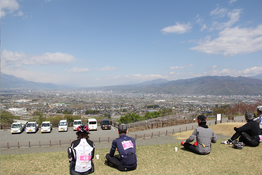 桃と桜のサイクリング2018